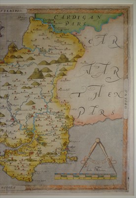 Lot 130 - Pembroke. Saxton (Christopher), Penbrok Comitat qui inter Meridionales Cambriae..., 1579