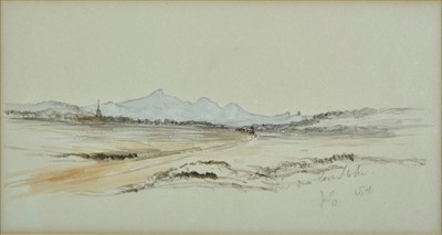 Lot 372 - Acland (Henry, 1815-1900, attributed to). A pair of watercolour views