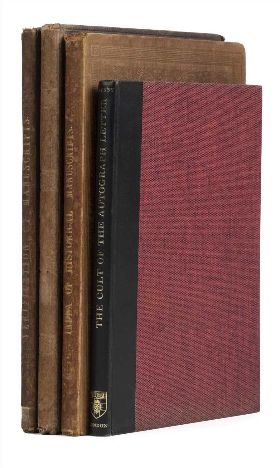 Lot 314 - Turner (Dawson). Descriptive Index of the Contents of Five Manuscript Volumes, 1843
