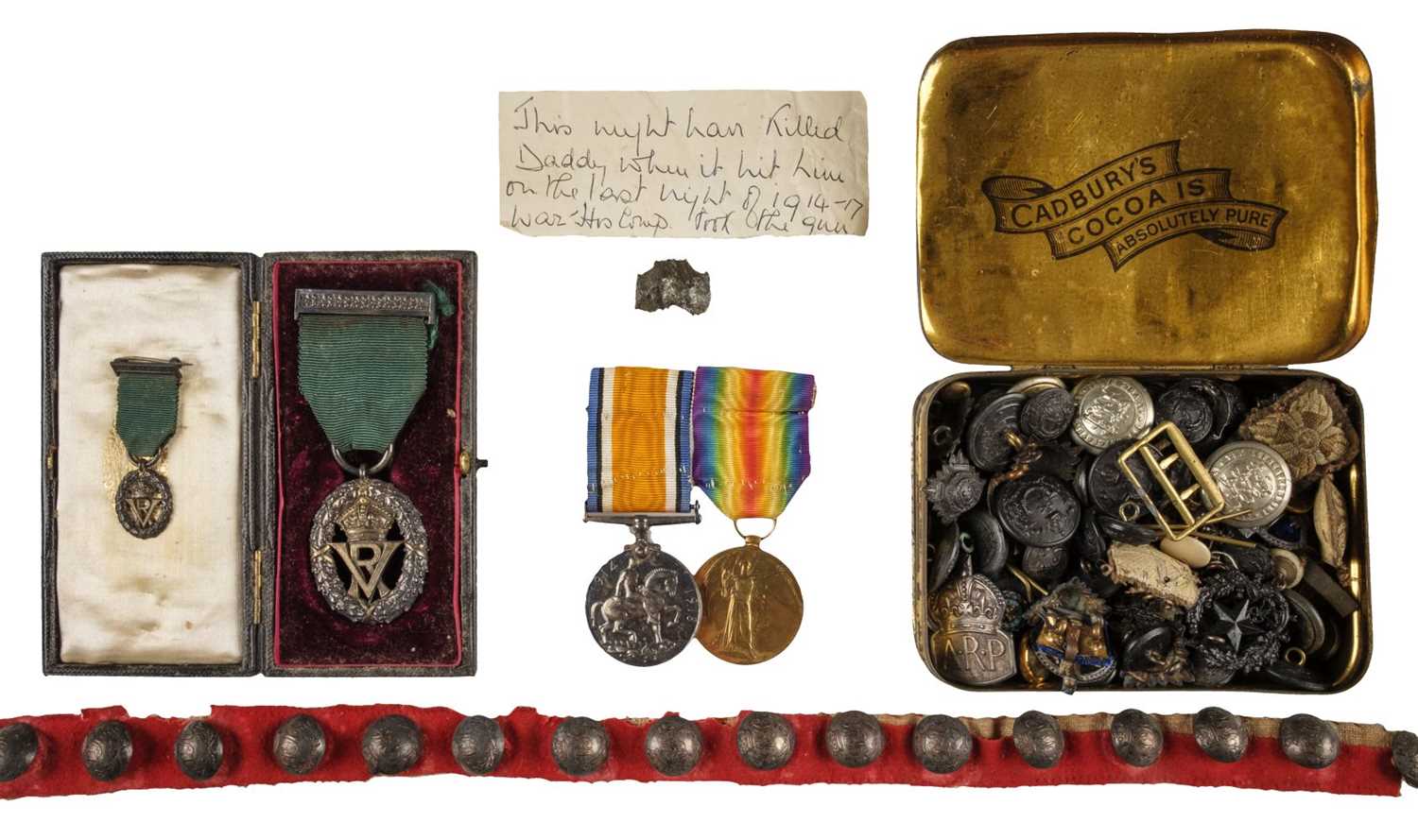 Lot 26 - Volunteer Officer's Decoration, VR and other items
