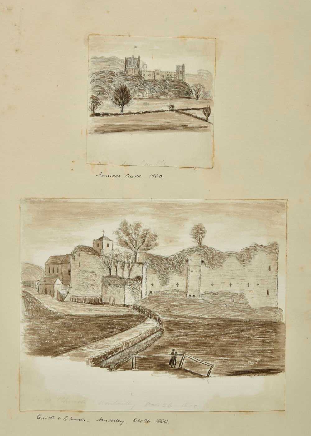 Lot 318 - Brightwen (Hannah Sarah Turner, 1808-1882). An album of approximately 170 drawings