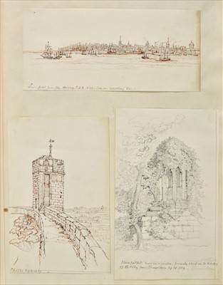 Lot 318 - Brightwen (Hannah Sarah Turner, 1808-1882). An album of approximately 170 drawings