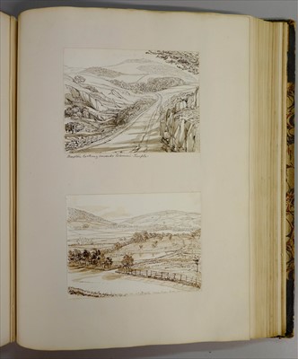 Lot 318 - Brightwen (Hannah Sarah Turner, 1808-1882). An album of approximately 170 drawings
