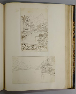Lot 318 - Brightwen (Hannah Sarah Turner, 1808-1882). An album of approximately 170 drawings