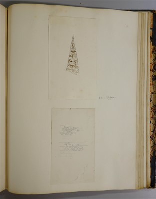 Lot 318 - Brightwen (Hannah Sarah Turner, 1808-1882). An album of approximately 170 drawings