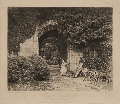 Lot 15 - Fenton (Roger, 1819-1869). Raglan Castle - Porch [from] Photographic Art Treasures, October 1856