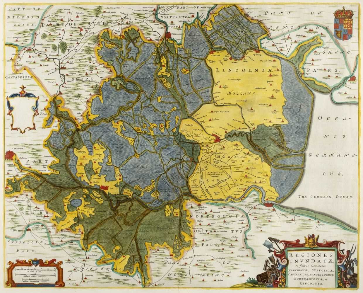 Lot 84 - East Anglia. Blaeu (Johannes), Regiones Inundatae, Amsterdam, circa 1646