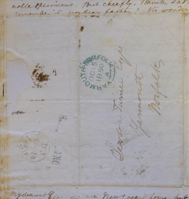 Lot 308 - Palgrave (Lady Elizabeth, 1799-1852). Letters written during a Tour to Florence, August-October 1850