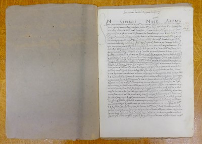 Lot 209 - Italian Renaissance. Group of manuscripts and letters, 15-16th century