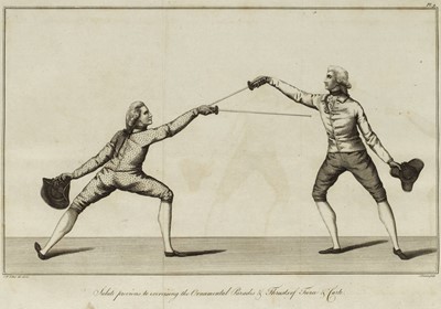 Lot 468 - McArthur (John). A New and Complete Treatise on the Theory and Practice of Fencing, new ed., 1784