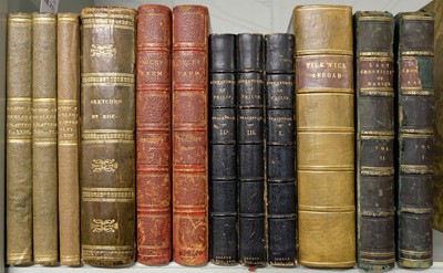 Lot 217 - Dickens (Charles). The Life and Adventures of Nicholas Nickleby, 1839, & others