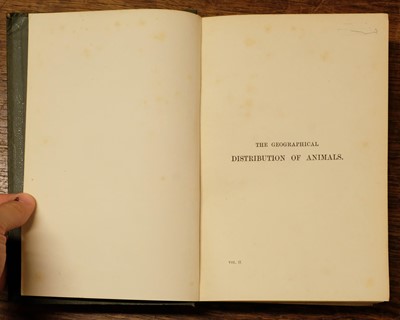 Lot 266 - Wallace (Alfred Russel). The Geographical Distribution of Animals, 1st edition, 1876