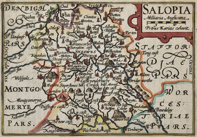 Lot 111 - Shropshire. A collection of twenty-two county maps, 17th - 19th century