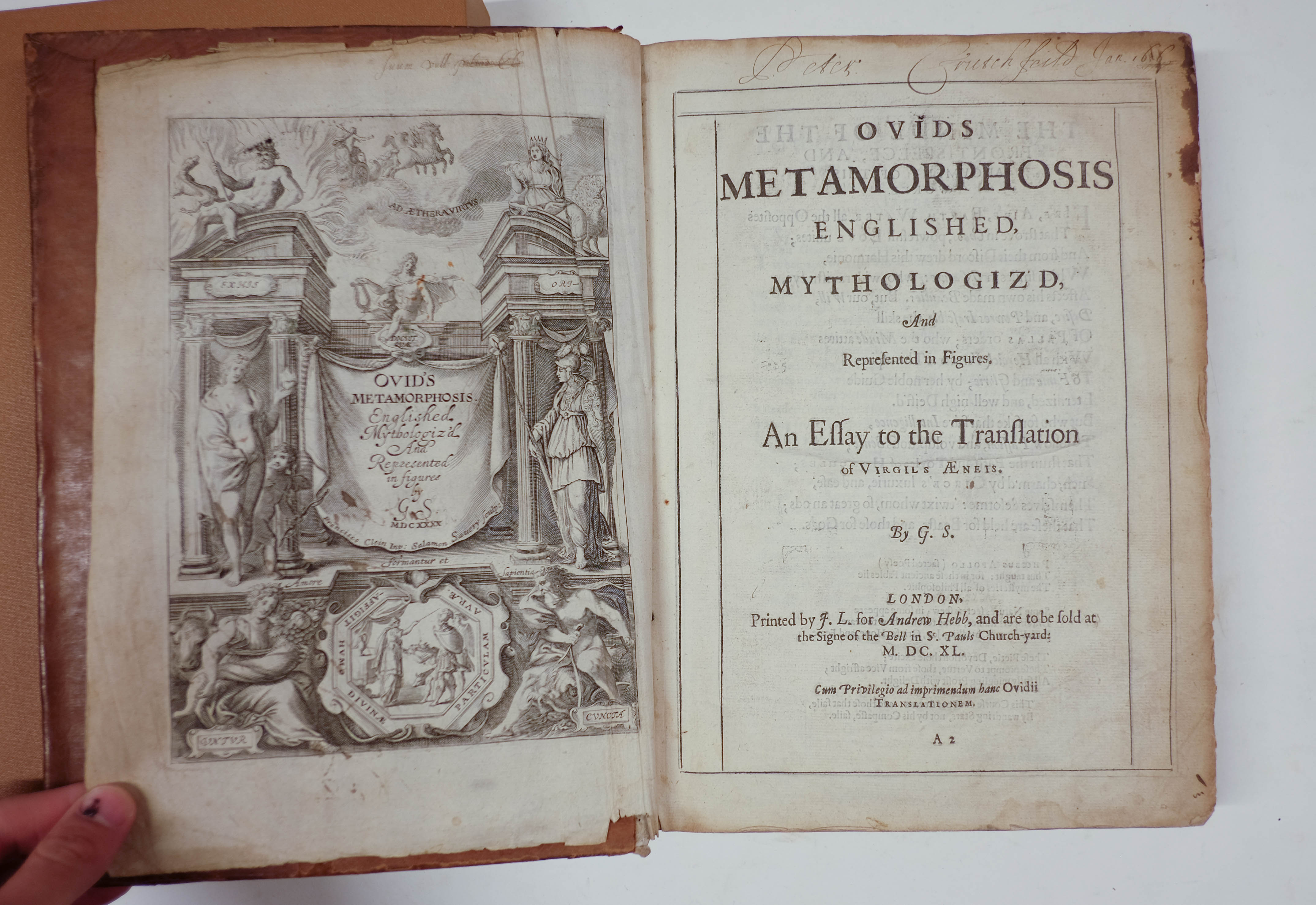 Lot 538 - Ovid. Ovids Metamorphosis. Englished,