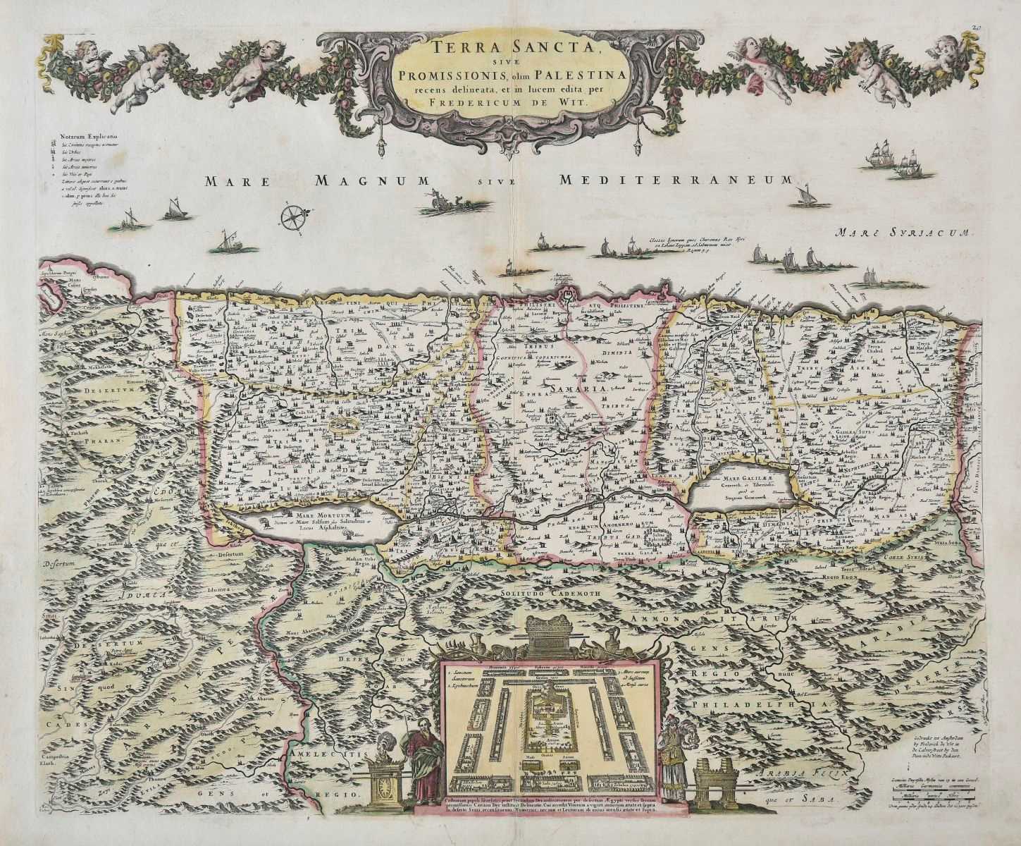 Lot 49 - Holy Land. De Wit (Frederick), Terra Sancta sive promissionis..., circa 1680