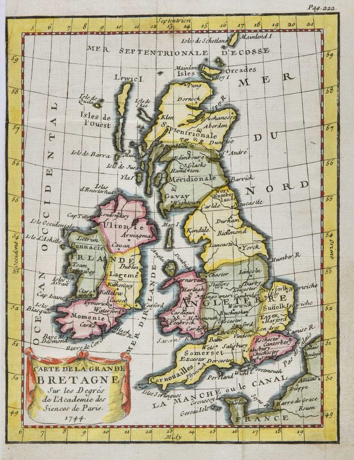 Lot 8 - British Isles. A collection of twelve maps, mostly 18th century