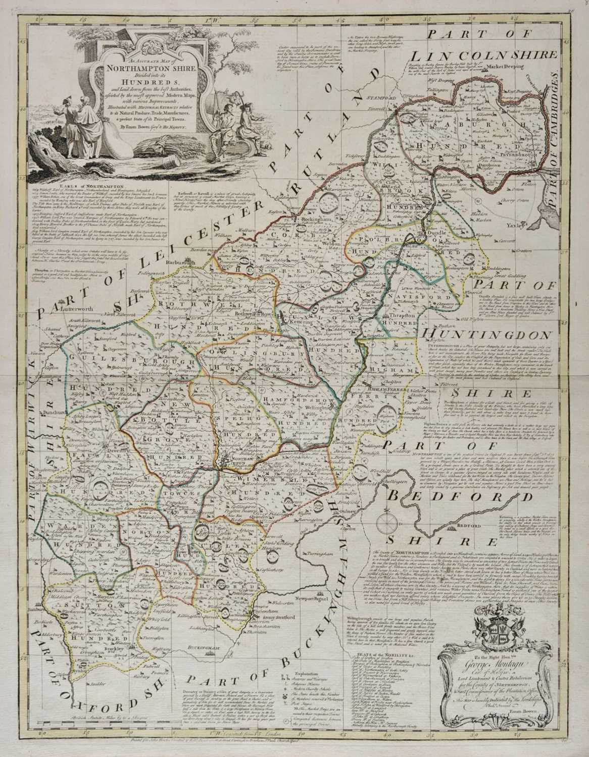 Lot 21 - Cary (John). Six county maps, 1801 and later