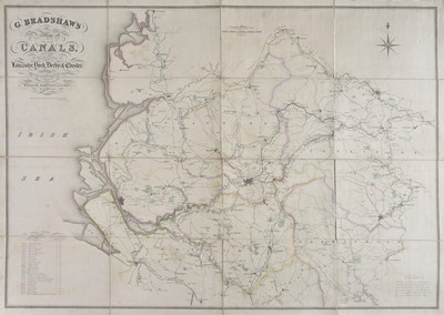 Lot 19 - Canal Maps. Bradshaw (G.), Two canal maps, circa 1829