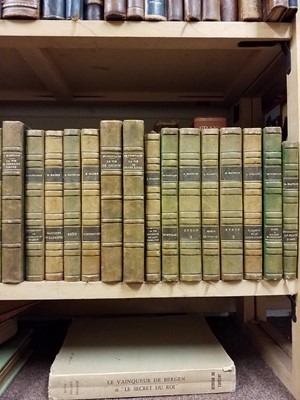 Lot 825 - French Literature. A large collection of 19th & early 20th century French literature