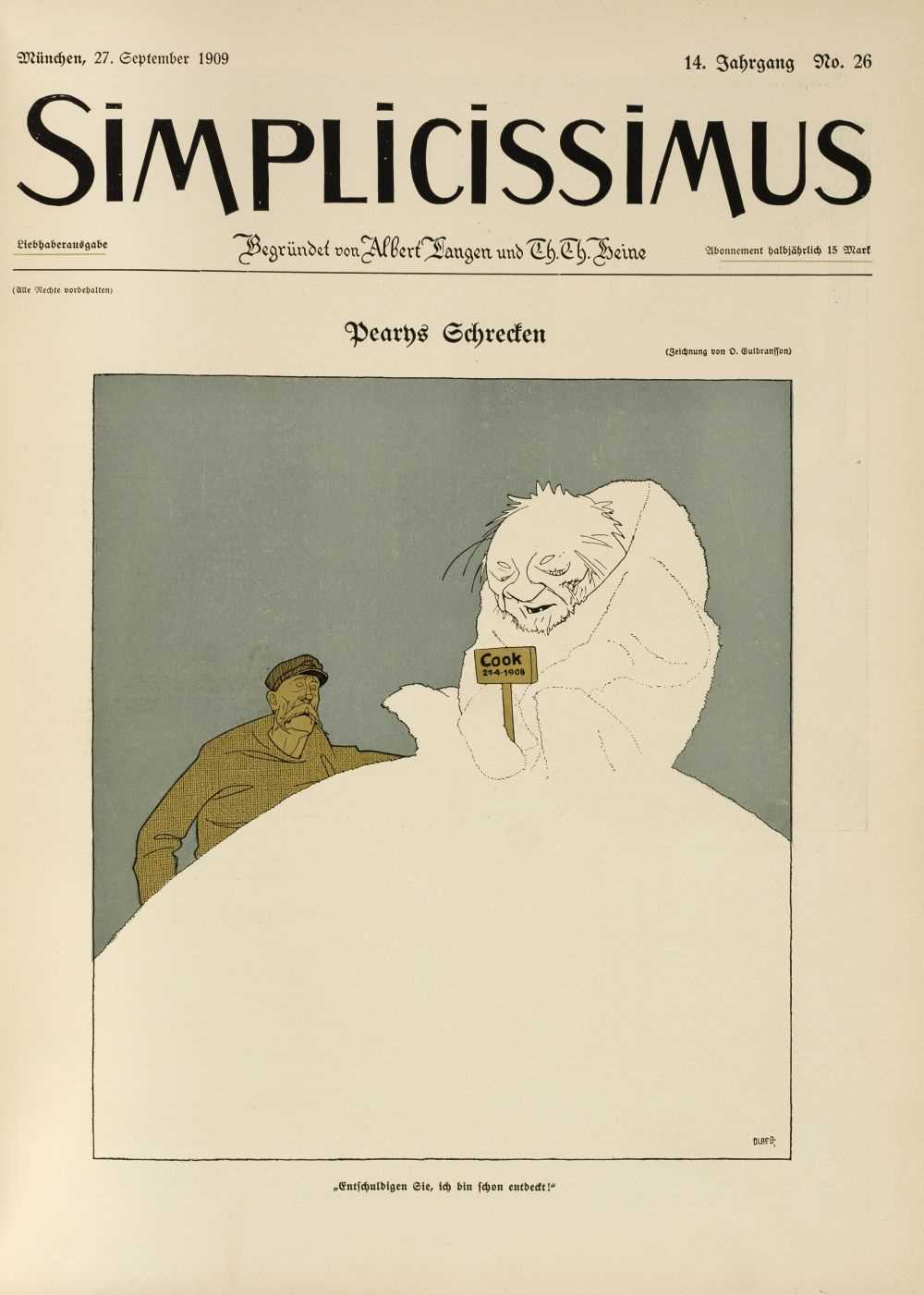 Lot 308 - Simplicissimus,  Illustrierte Wochenshrift