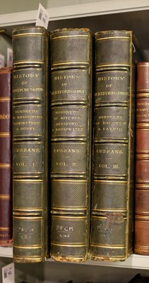 Lot 185 - Cussans (John Edwin). History of Hertfordshire, 3 volumes, 1870-81