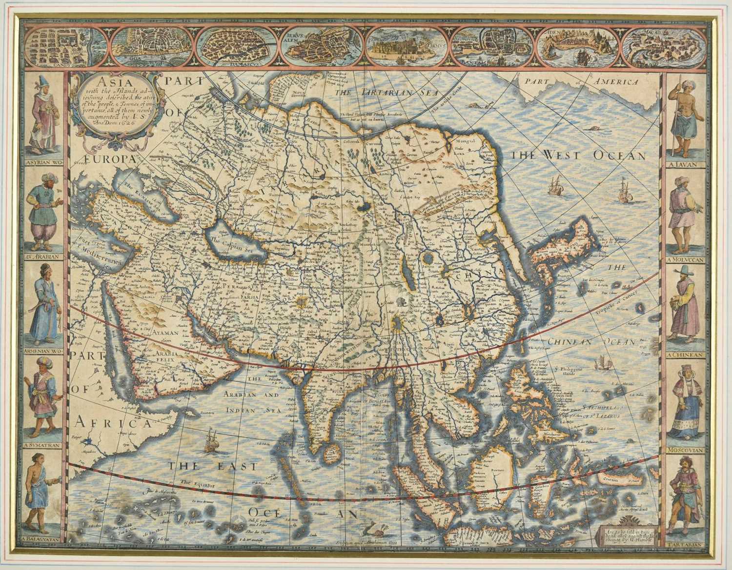 Lot 1 - Asia. Speed (John), Asia with the Islands adjoining..., circa 1627