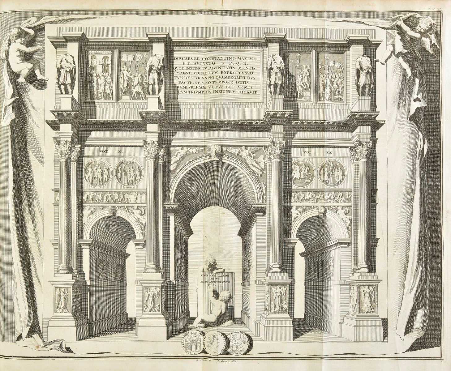 Lot 378 - Scamozzi (Vincenzo). Oeuvres d'Architecture, Leiden, 1713