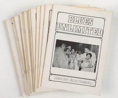 Lot 400 - Blues Unlimited. Collection of original early Blues Unlimited music magazines