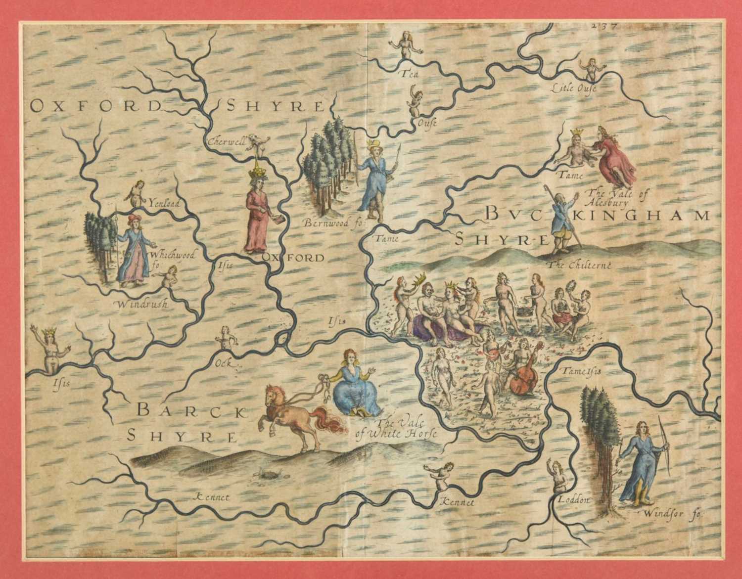 Lot 29 - Drayton (Michael). Two allegorical maps, 1612 or later