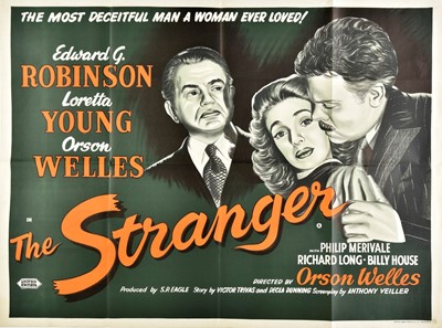 Lot 424 - The Stranger, 1946. British quad poster