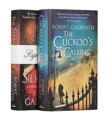 Lot 601 - Rowling, J. K. 'Robert Galbraith'. The Cuckoo's Calling, 2013; Silkworm, 2014, 1st editions