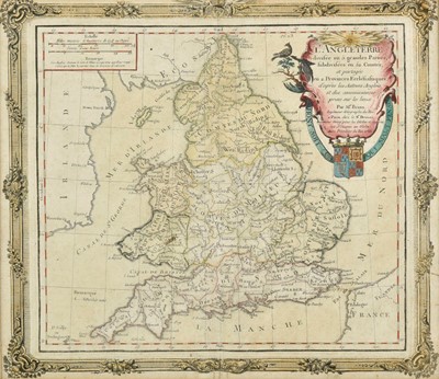 Lot 130 - Maps and prints. A collection of six engraved maps and prints, mostly 19th century