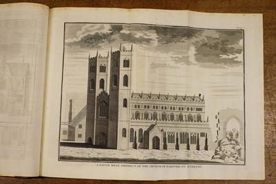 Lot 186 - Dugdale (William). Monasticon Anglicanum, 3 volumes (inc. 2 Supplement vols), 1718-23