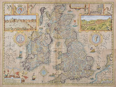 Lot 15 - British Isles. Speed (John), The Kingdom of of Great Britaine and Ireland, 1676