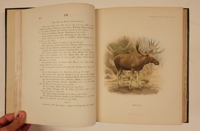 Lot 245 - Lydekker (Richard). The Deer of all Lands, 1st edition, 1898, one of 500 copies, signed