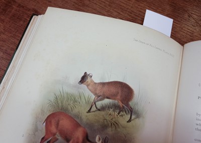 Lot 245 - Lydekker (Richard). The Deer of all Lands, 1st edition, 1898, one of 500 copies, signed