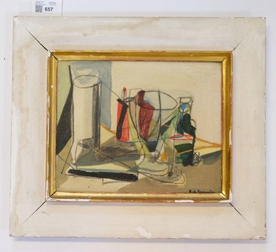 Lot 657 - Kermadec (Eugene de, 1899-1976). Nature Morte, oil on canvas