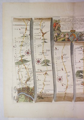 Lot 73 - Ogilby (John). The Road from London to Holy-head co. Anglesey, circa 1675