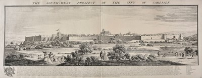 Lot 284 - Buck (Samuel & Nathaniel). The South West Prospect of the City of Carlisle, 1745