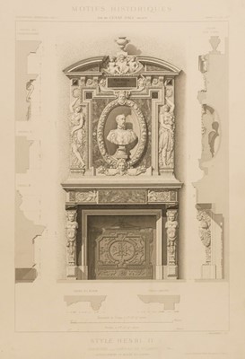 Lot 336 - Adams (Louis). Decorations Interieures et Meubles des epoques Louis XIII & Louis XIV, Paris, 1865