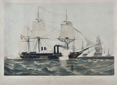 Lot 308 - Papprill (H.). H. M. War Steam Frigate The Terrible of 1847 Tons & 800 Horse power, 1856