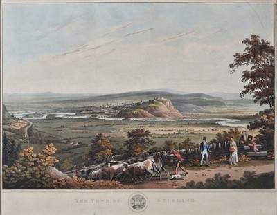 Lot 388 - Clark (John). The Town of Dunkeld [and] The Town of Sterling, 1824
