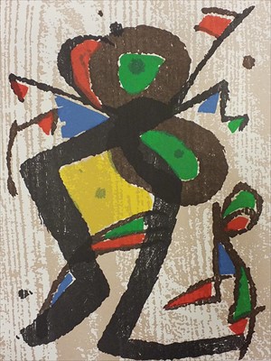 Lot 348 - Dupin (Jacques). Miró Engraver, I. 1928-1960, & Miró Radierungen, II. 1962-1973, 1984/1989