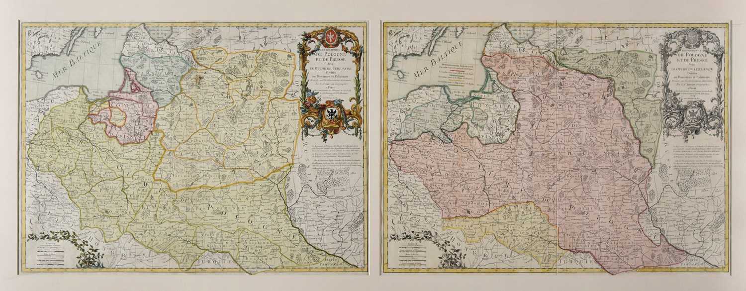 Lot 94 - Poland. Janvier (Jean), Les Royaumes de Pologne et de Prusse..., Paris, 1760