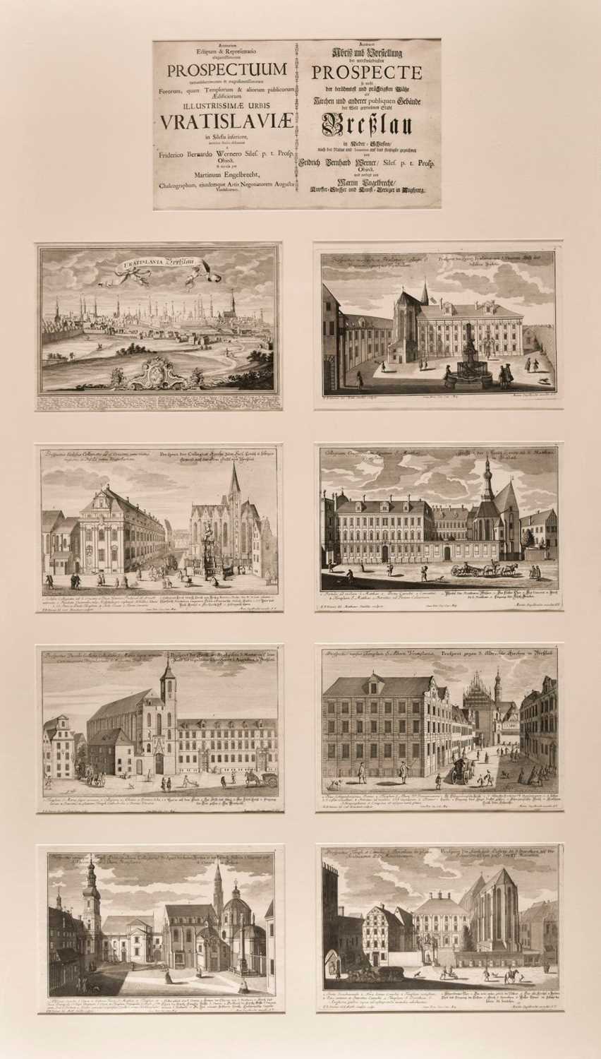 Lot 179 - Werner (F. B.). Twenty-six engraved views of Breslau, circa 1735