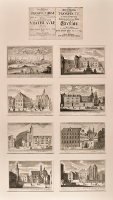 Lot 417 - Werner (F. B.). Twenty-six engraved views of Breslau, circa 1735