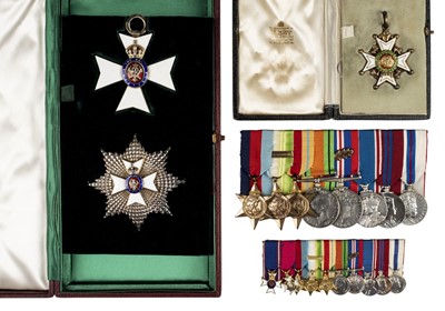 Lot 70 - The Royal Victorian Order. Rear Admiral David Charles Cairns, 5th Earl Cairns, G.C.V.O., C.B.