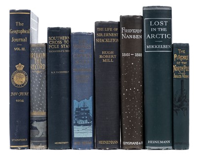 Lot 168 - Polar Exploration. The Geographical Journal, volume 3, Jan-Jun, 1894, & others