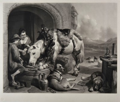 Lot 289 - Cousins. (Henry). Refreshment - A Scene in Belgium, published Henry Graves & Co., 1849