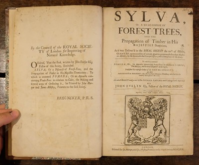 Lot 203 - Evelyn (John). Sylva, or a Discourse of Forest-Trees, 2nd edition, 1670